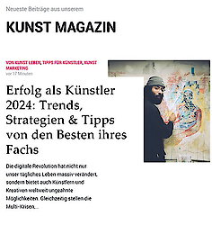 Erfolg als Künstler 2024